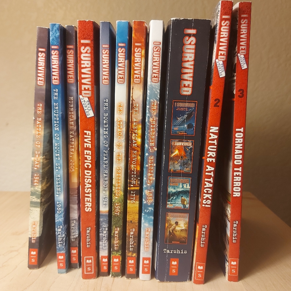 Lot of I survived books